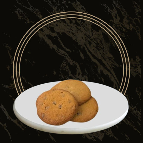 Chocolate chip cookie dough with rich vanilla base and dark chocolate chunks from The Bakers Shop in Birmingham