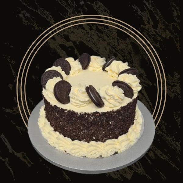 Deluxe Oreo cake with extra cookie layers and whipped topping from The Bakers Shop in Birmingham