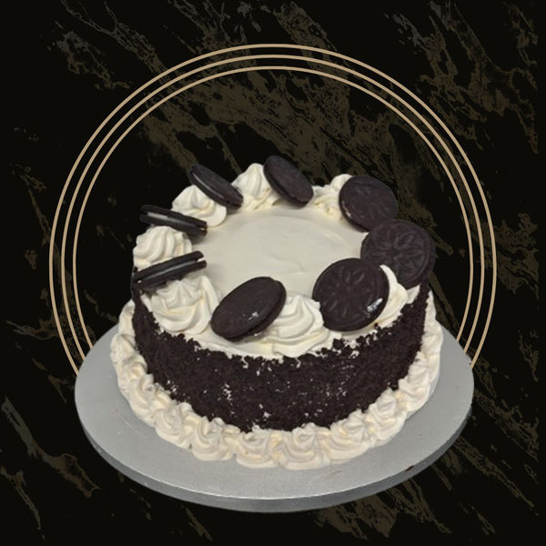 Oreo cake with chocolate drip and Oreo toppings from The Bakers Shop in Birmingham