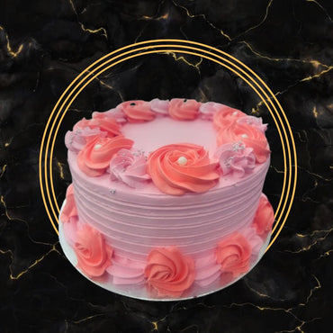 A Touch of Pink Elegance – Discover Our Signature Fancy Cake