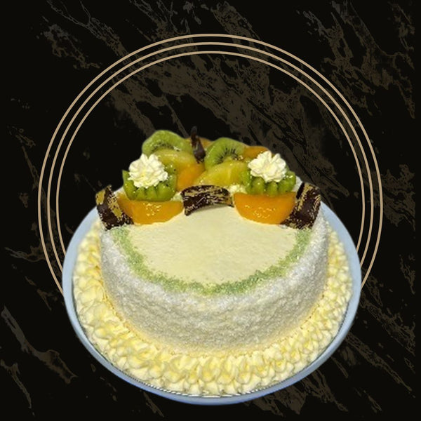 Loaded fruit cake with layers of raisins, nuts, and citrus zest from The Bakers Shop in Birmingham